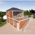 Prefab Light Steel Tiny House Flat Pack Villa